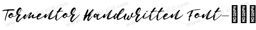 Tormentor Handwritten Font字体转换